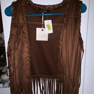 Blue Pepper Hippie Vest - NEVER WORN